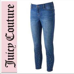 Juicy Couture shears size 10 with studded legs like new.